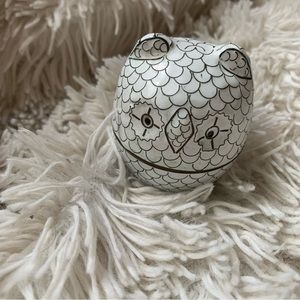 Small owl jewelry dish